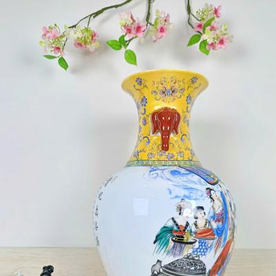 BÌNH TAI VOI HỌA TIẾT THẬP NHỊ KIM THOA